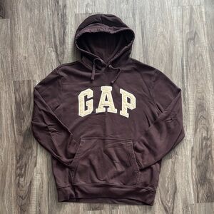 GAP Men's Dark Brown Hoodie